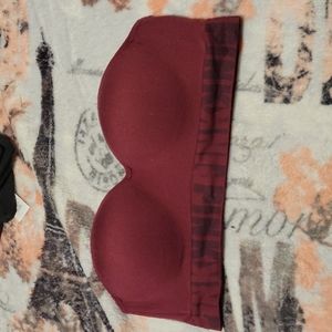 💕Pink cool & comfy bandeau burgundy color